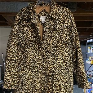 Leopard 3/4 Length Jacket